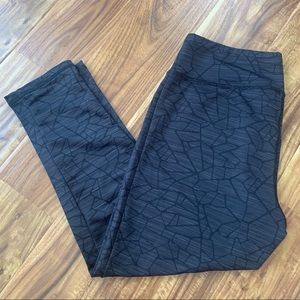 Gray Capri Yoga Pants